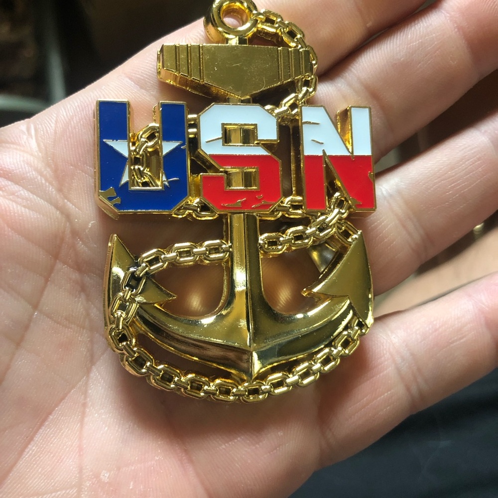 US Navy Anchor Emblem – 3 Inch Metal Display Piece